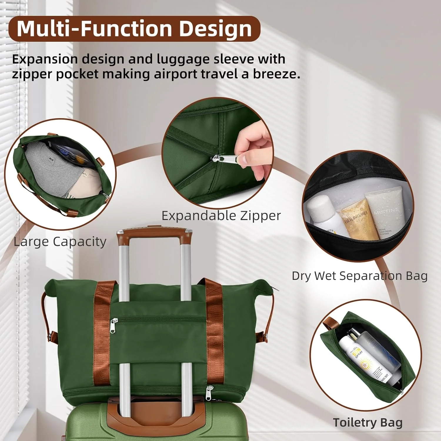 Ensemble de 6 valises, ensemble de valises rigides extensibles avec roulettes multidirectionnelles, ensemble de bagages à roulettes légers
