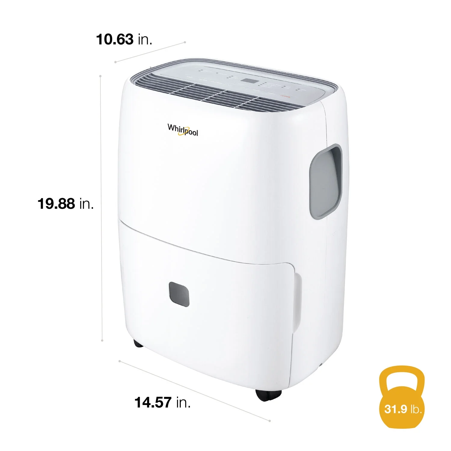 30-Pint 3000 Sq ft Humidity Absorber Dehumidifier, Bedroom, Basement, Garage, WHAD301DW, New(30 pt) - Image 2