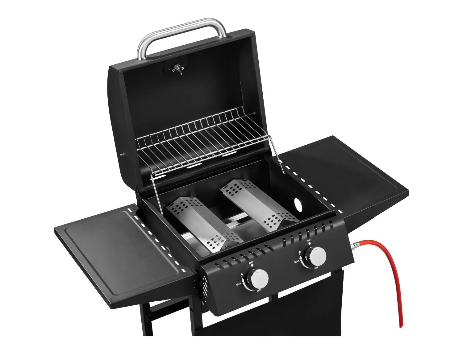 GRILLMEISTER Barbecue  gaz 2 brleurs, 36 x 37,5 cm, 6 kW