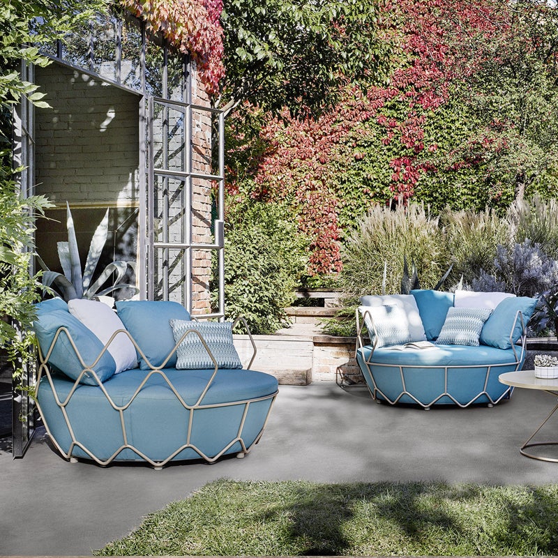 Panier suspendu pour balcon, balancelle nordique d'extérieur, fauteuil à bascule, canapé double de jardin, villa de loisirs