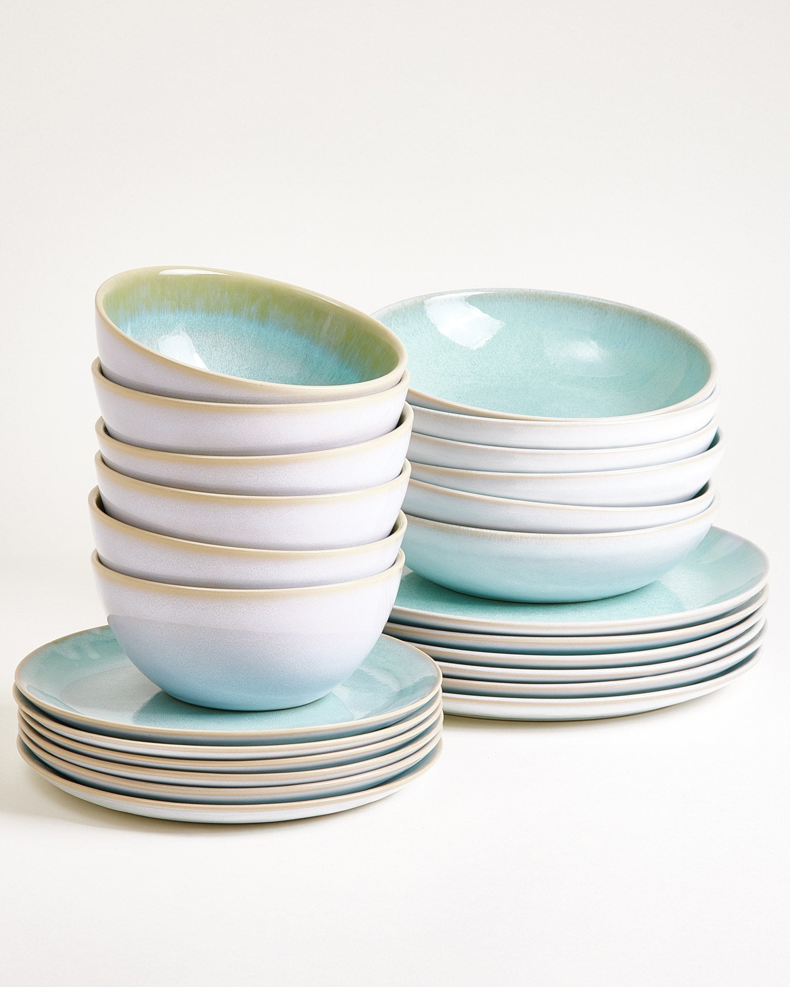 CORDOAMA - TABLEWARE SET CLASSIC MINT 24 PIECES