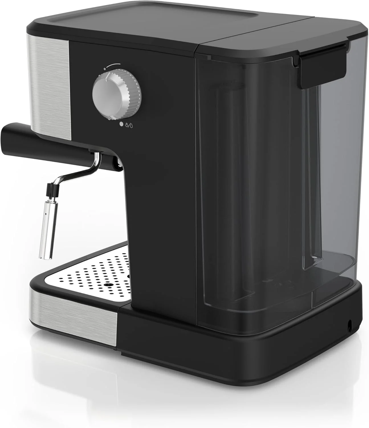 BLACK+DECKER 15 - Bar Espresso and Cappuccino Maker, Stainless Steel
