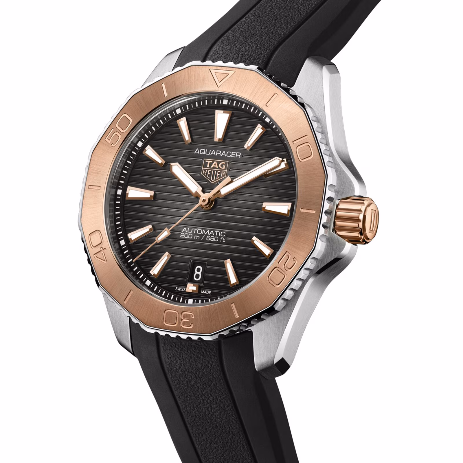 【Super Clone】TAG Heuer Aquaracer Professional 200 40mm Mens Watch Black WBP2151.FT6199