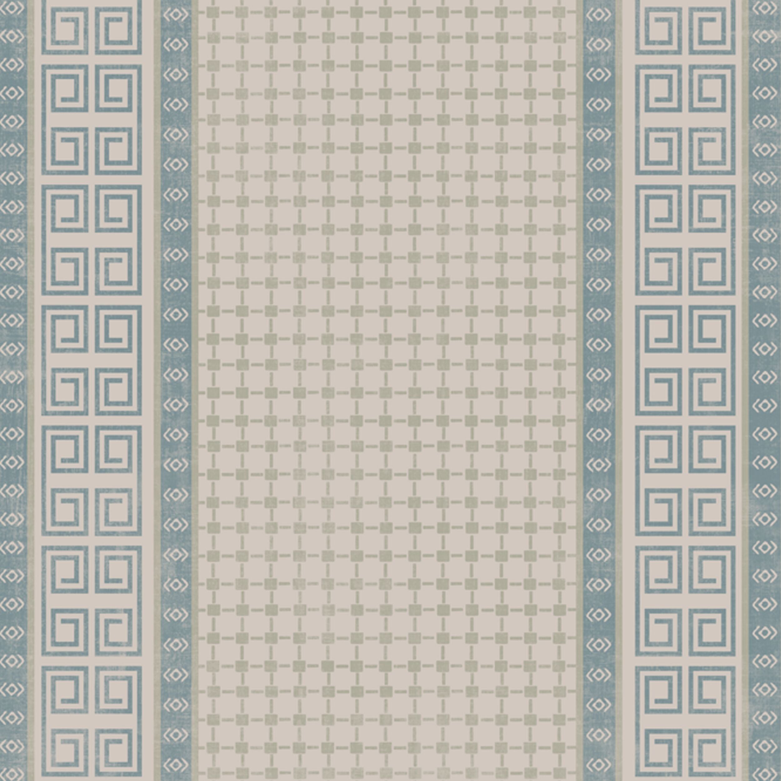 Paros Silky Soft Washable Runner 80x200cm Ocean