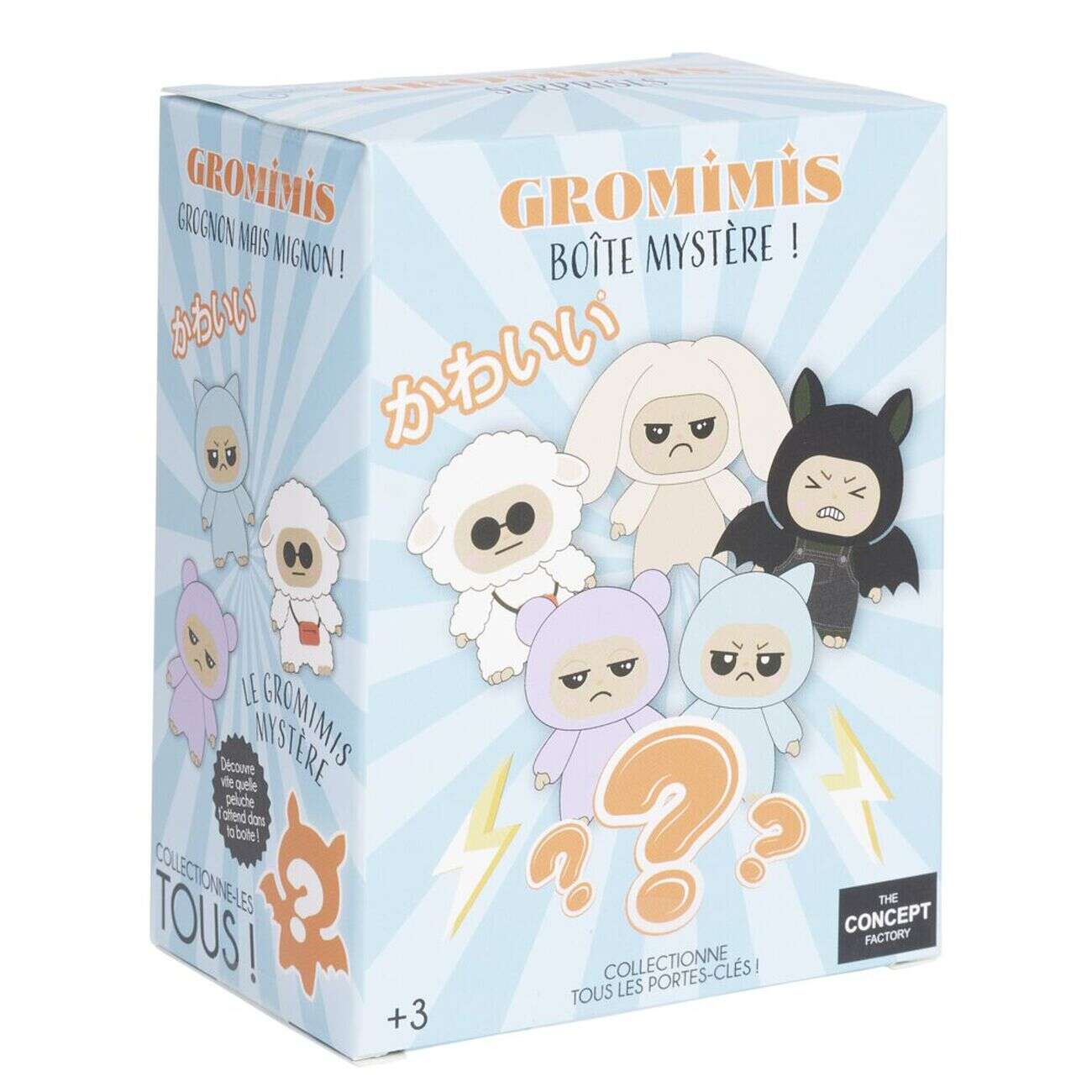 Porte-clé peluche Gromimis surprise à collectionner H10cm (plusieurs modèles)
