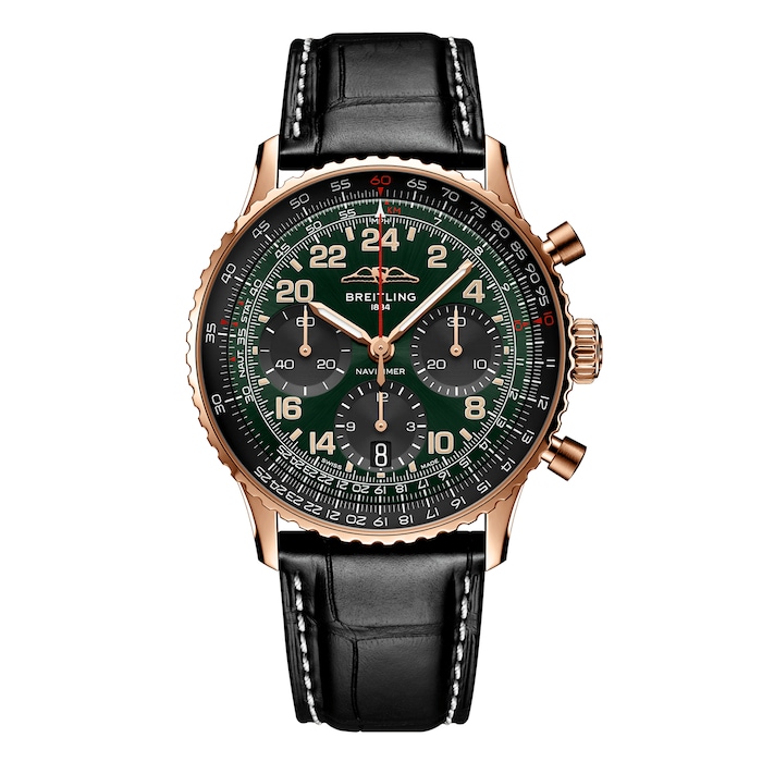[Super Clone]Navitimer Cosmanaute 41mm Limited Edition Mens Watch Green