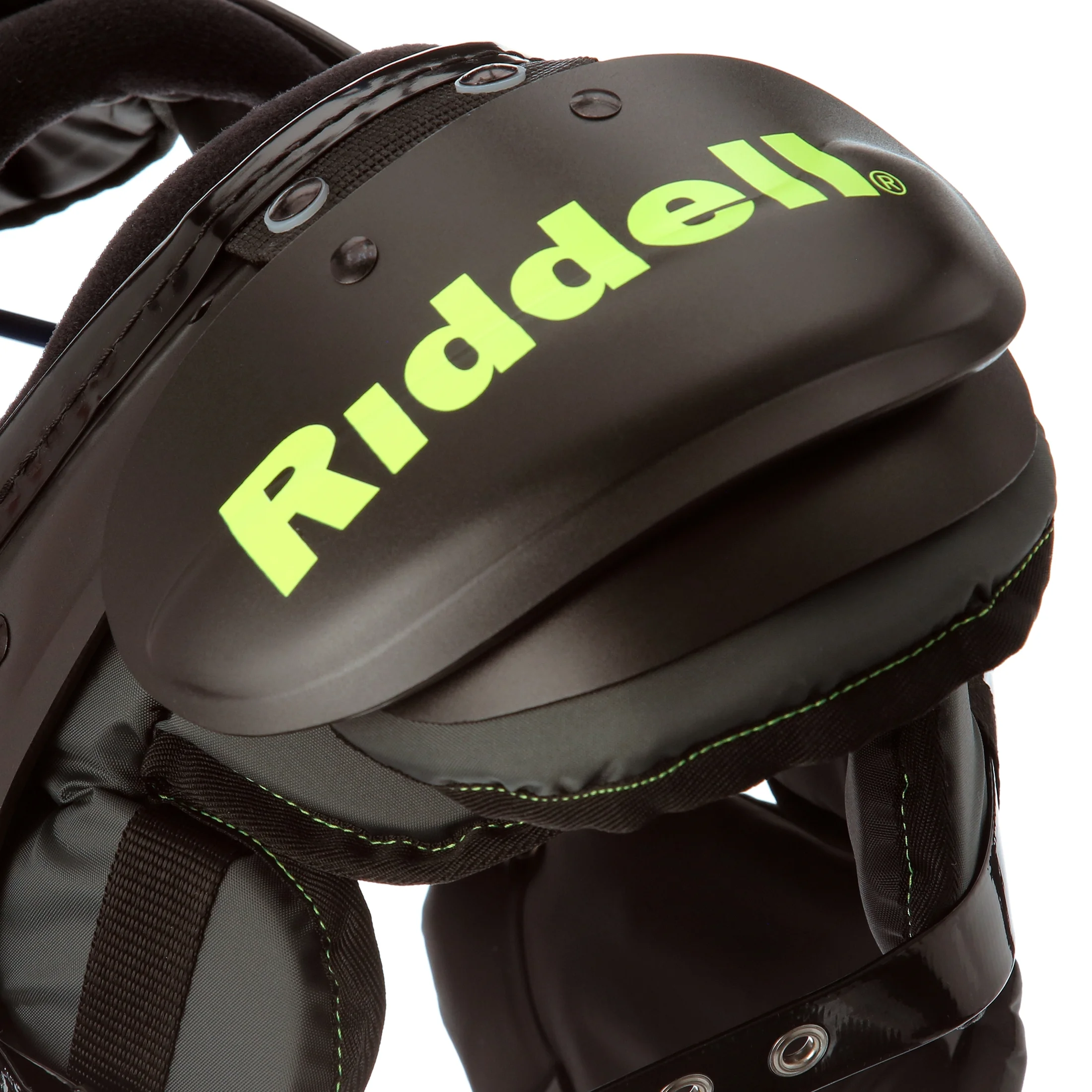 Surge Youth Football Shoulder Pad Black/Volt, Small(S) - Image 8