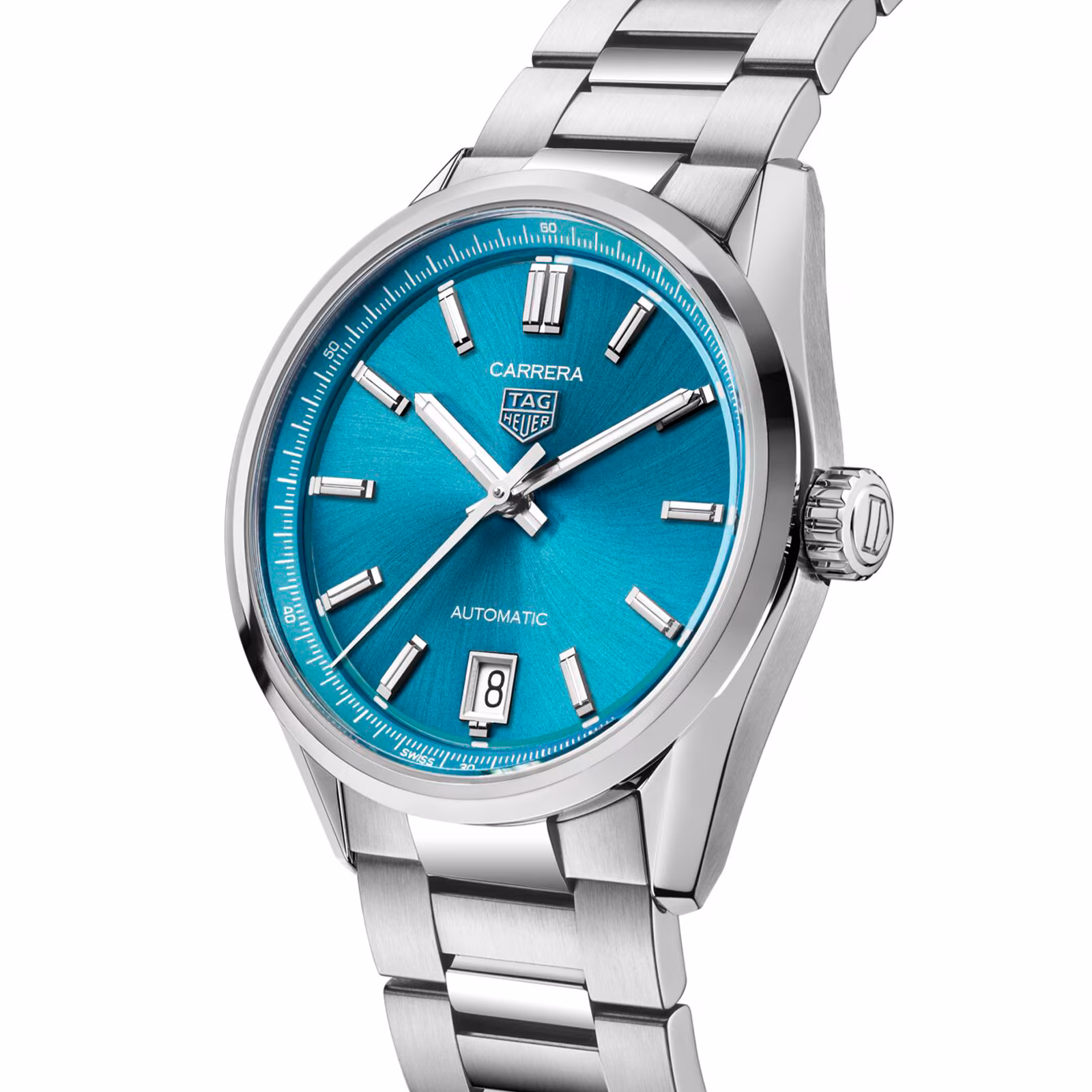 【Super Clone】TAG Heuer Carrera Date 36mm Unisex Watch Turquoise WBN2316.BA0001