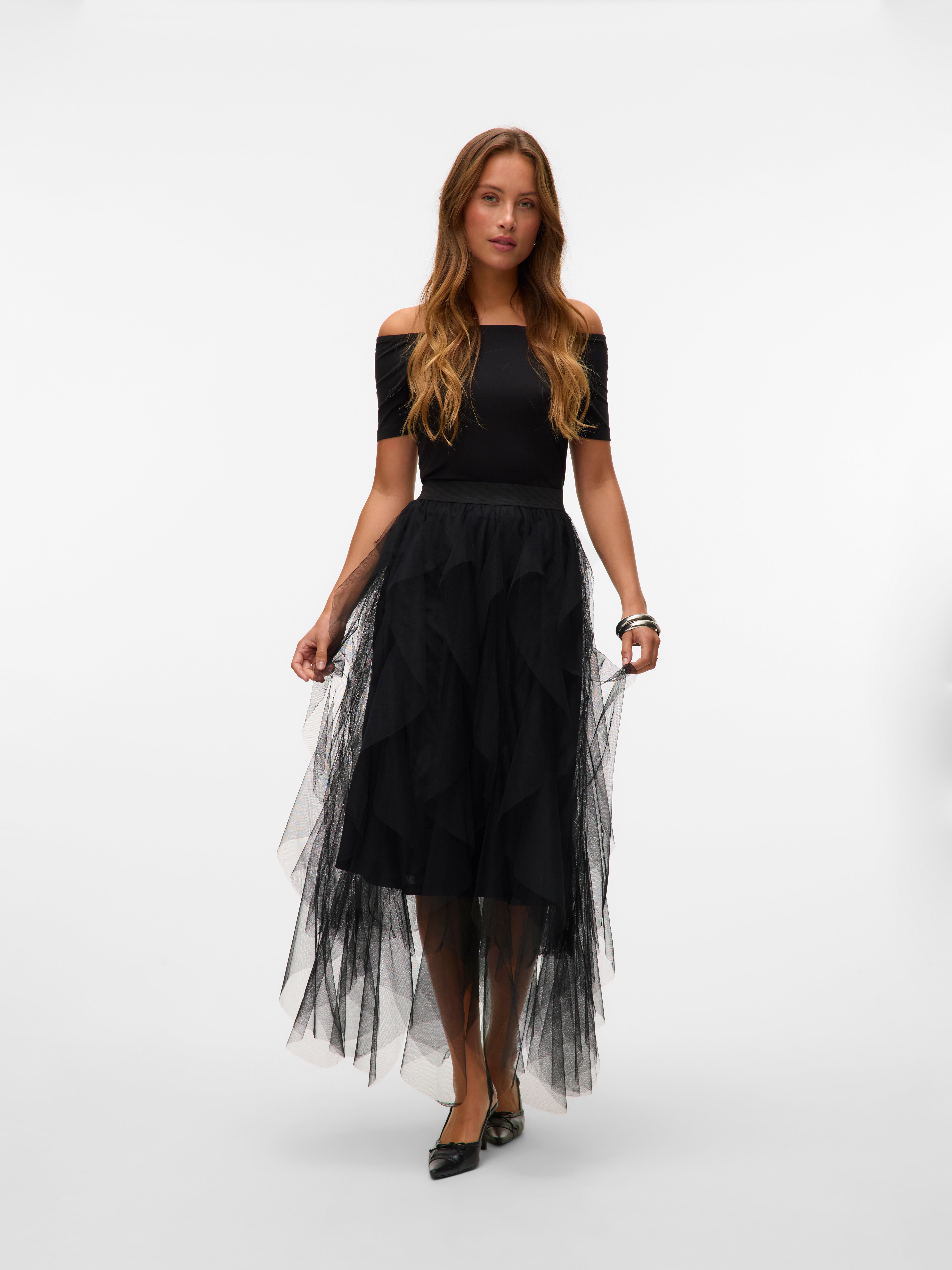 VERO MODA® VMEVE High waist Long skirt