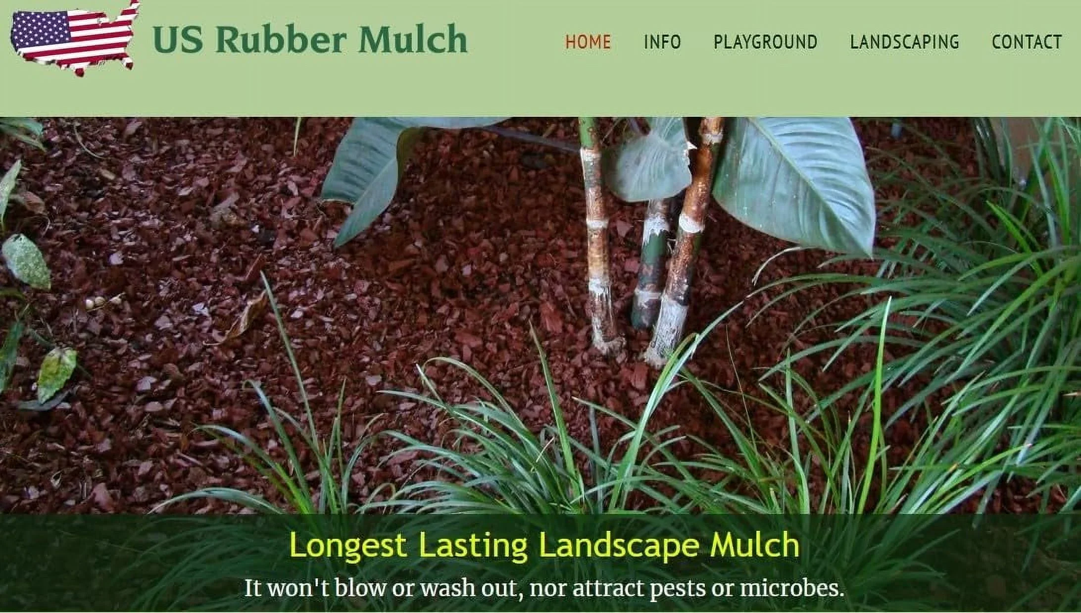 NuPlay Rubber Mulch Landscaping Bark �C Rubber Nugget Weed Barrier Garden Ground Cover, 4 Pack, Blue