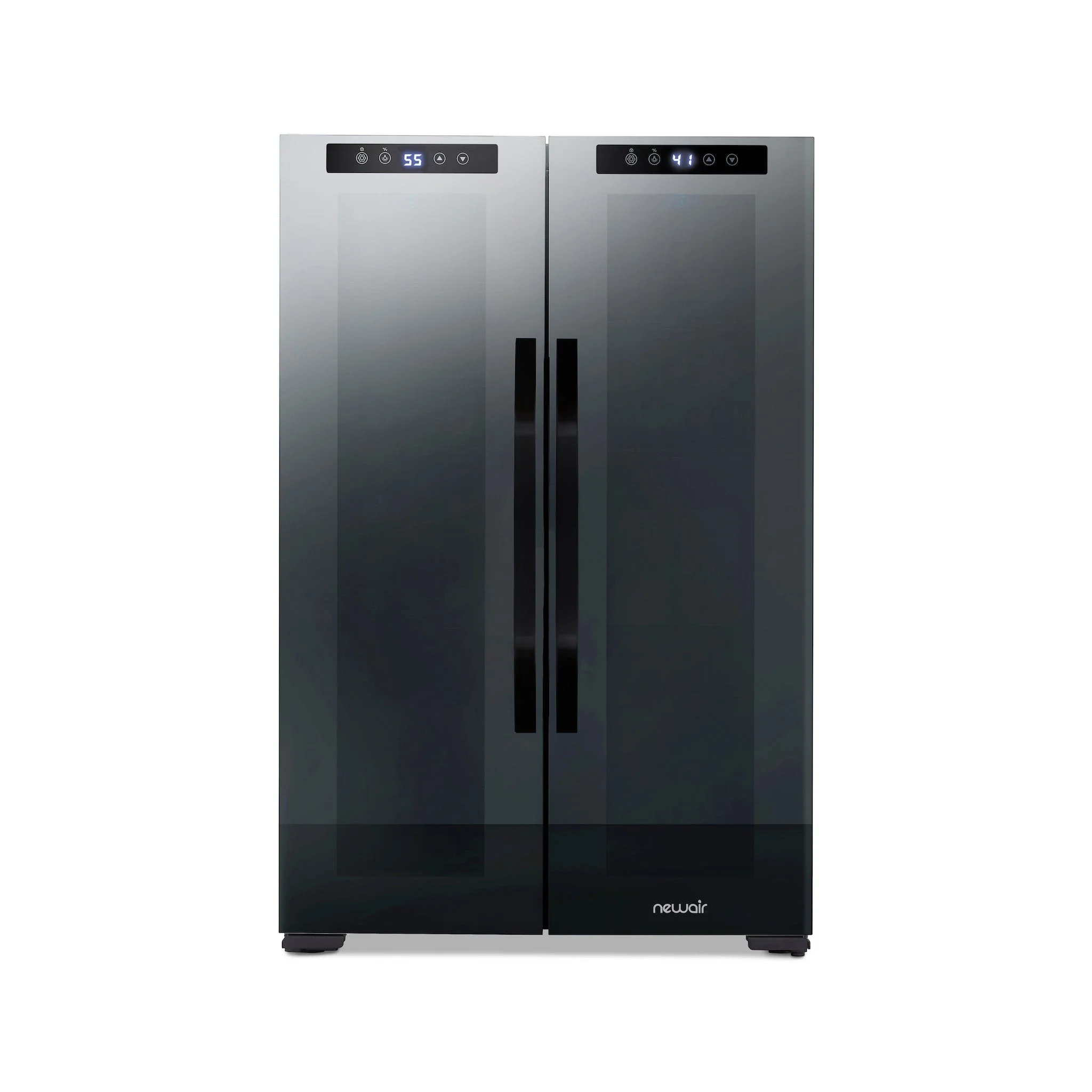 Newair 39-Can, 12-Bottle Freestanding Dual Zone Beverage Fridge -20
