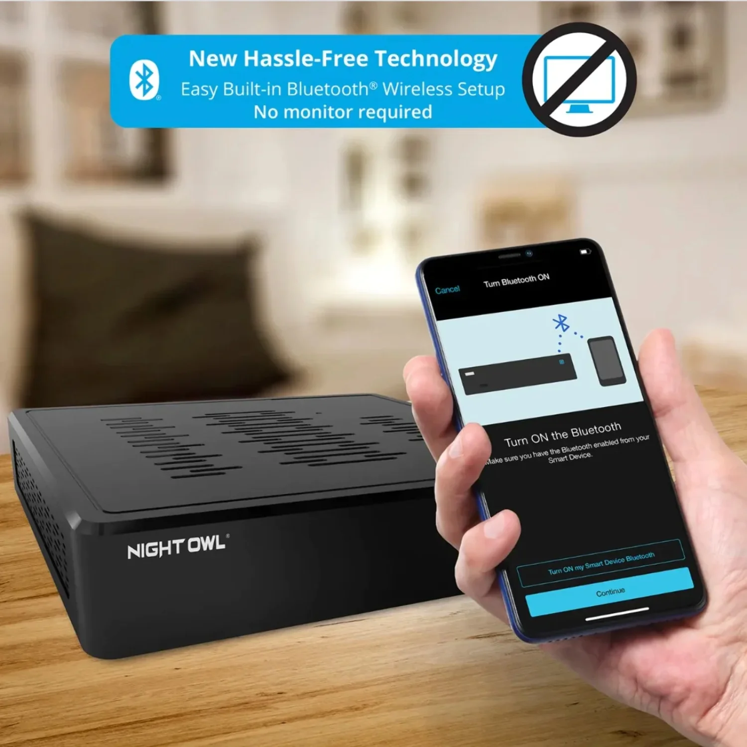 10 Channel 4K Bluetooth Wi-Fi NVR with 1TB Hard Drive and 4 Wi-Fi IP 4K Spotlight Cameras with 2-Way Audio and Audio Alerts and Sirens - Image 5