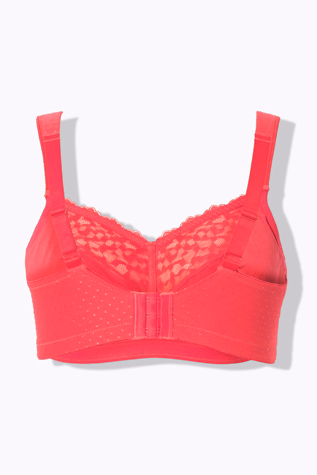 Lace Detail Underwire-Free Bra