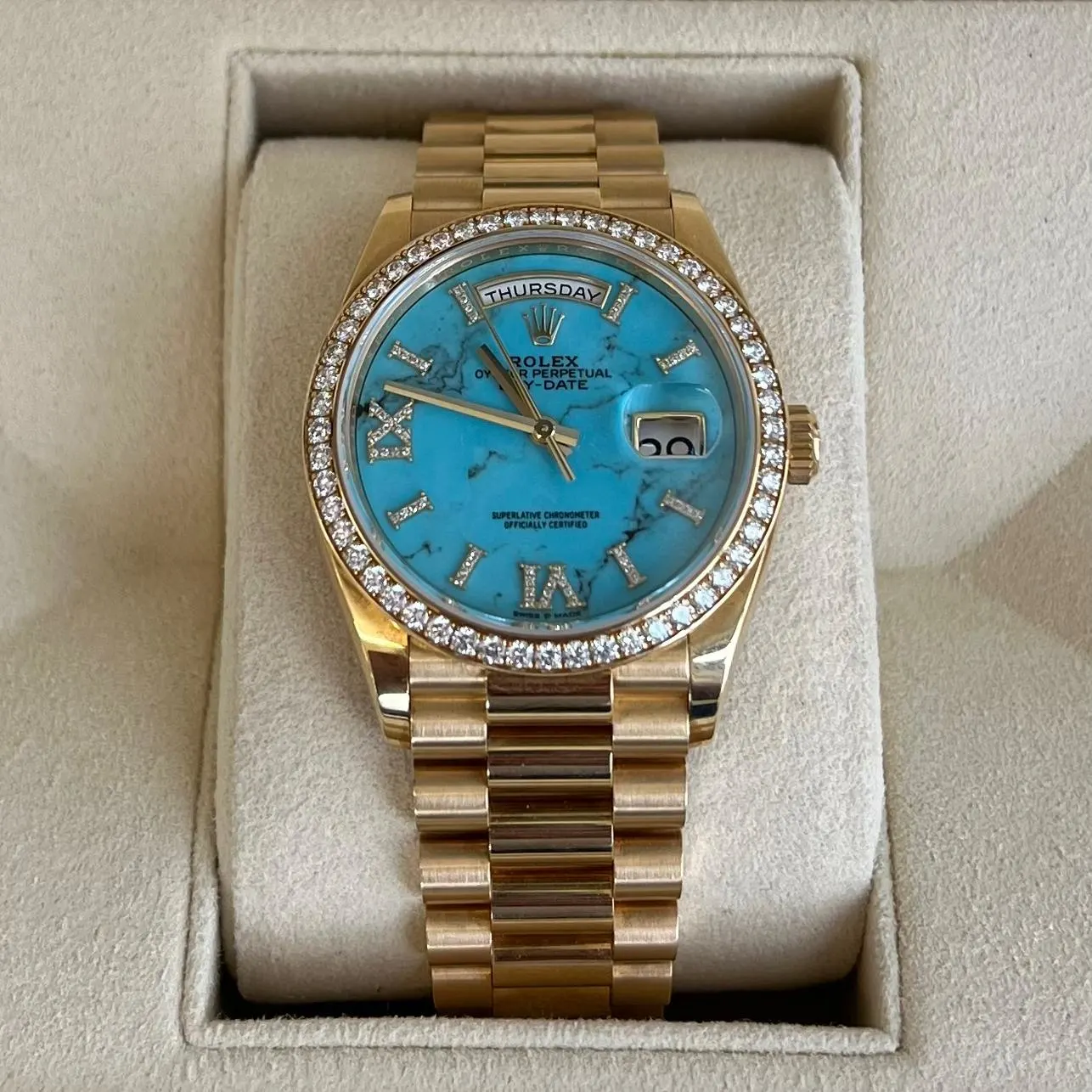 【Super Clone】RLX  Day-Date M128348RBR-0037 36mm