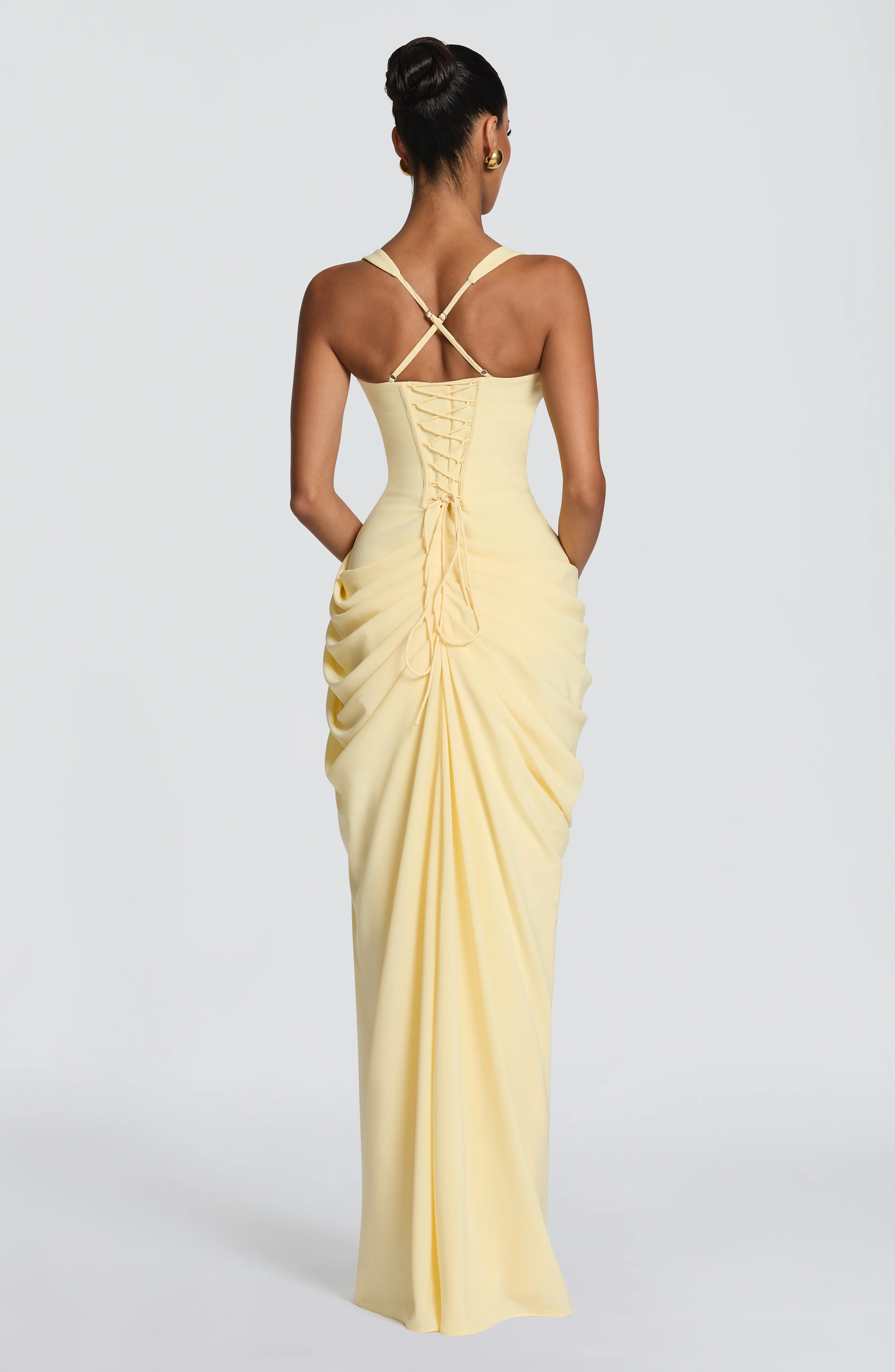 Elara Maxi Dress - Lemon