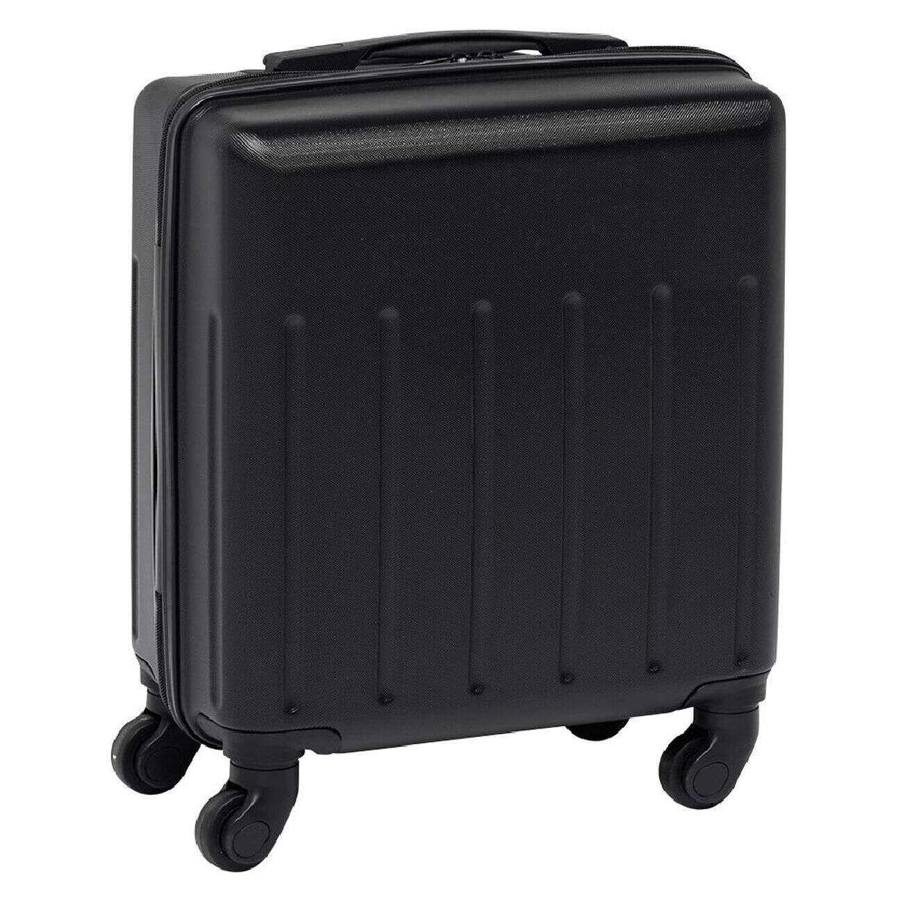 Valise cabine Low Cost 4 roues noir 36x20xH45cm