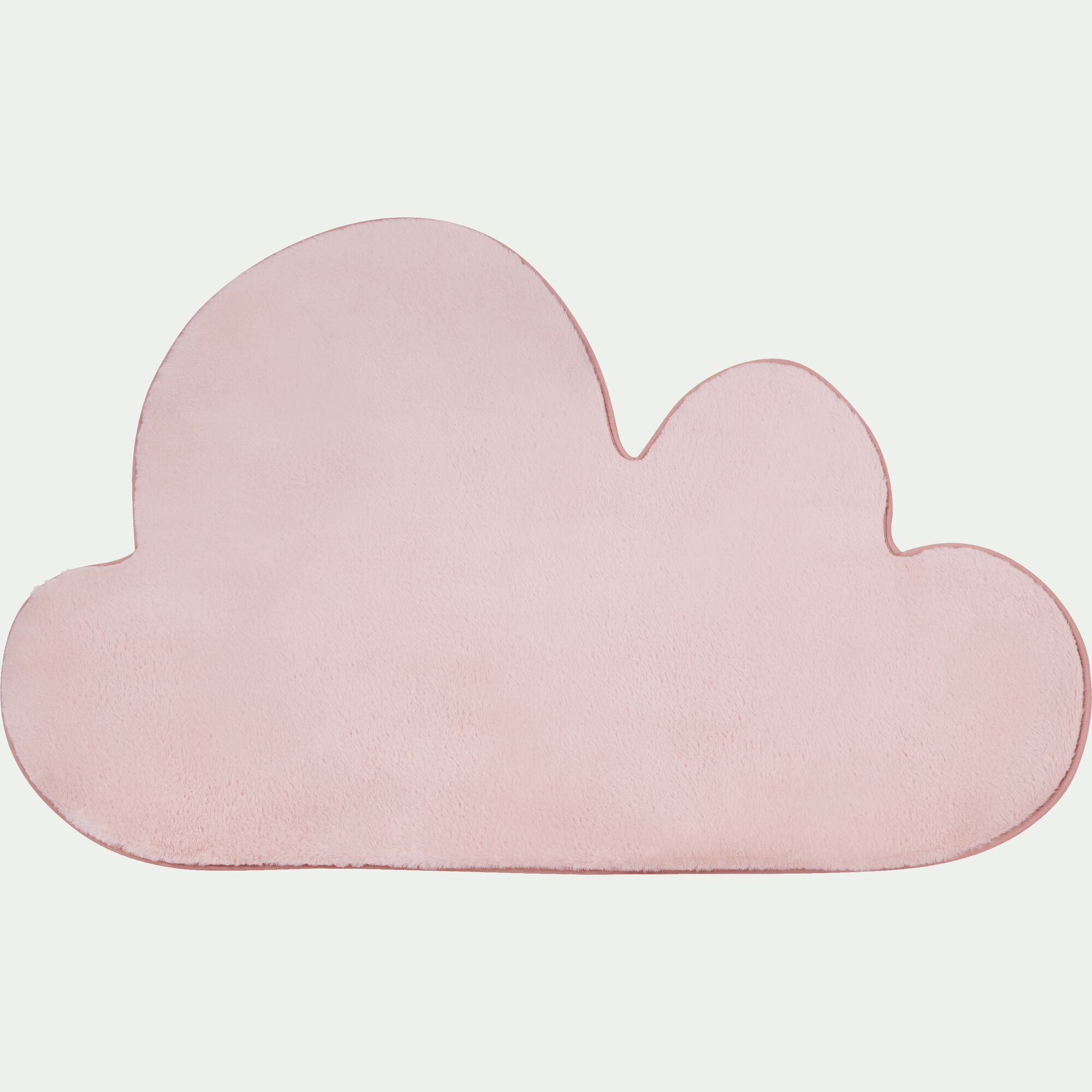 MORGIOU - Tapis forme nuage rose