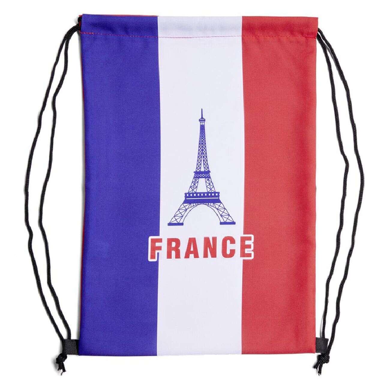 Sac à dos Happy Party polyester tricolore bleu, blanc, rouge