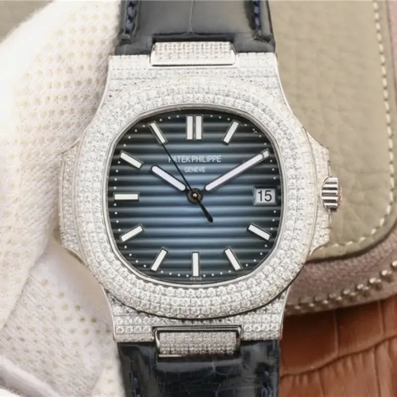Patek Philippe Nautilus Jumbo 5719 / 1G-001 KM Factory Blue Dial