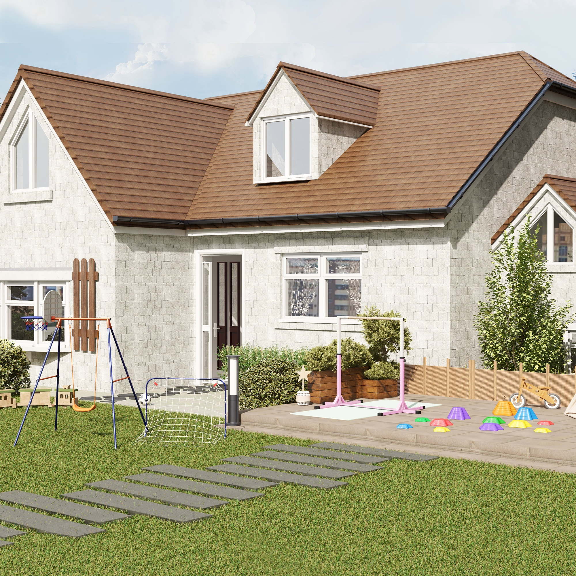 HOMCOM gymnastiekstang gymnastiek