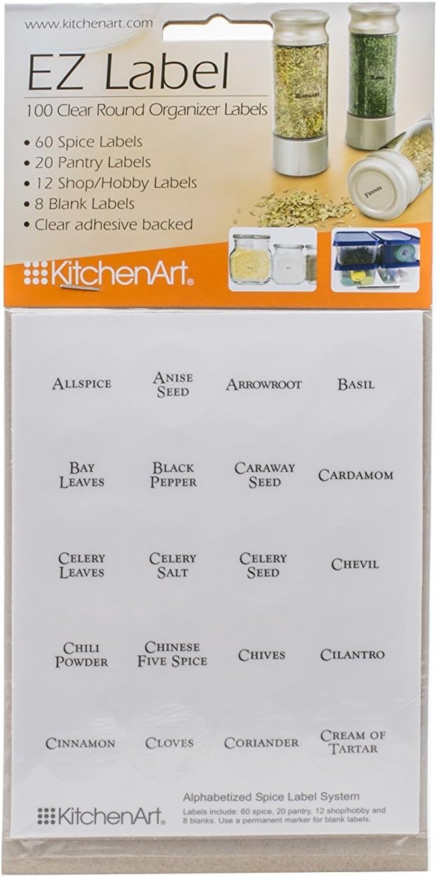 Kitchen Art Spice Rack Select-A-Spice Auto-Measure Carousel 12 Compartments Black 8.75 x 8.75 x 6 inches