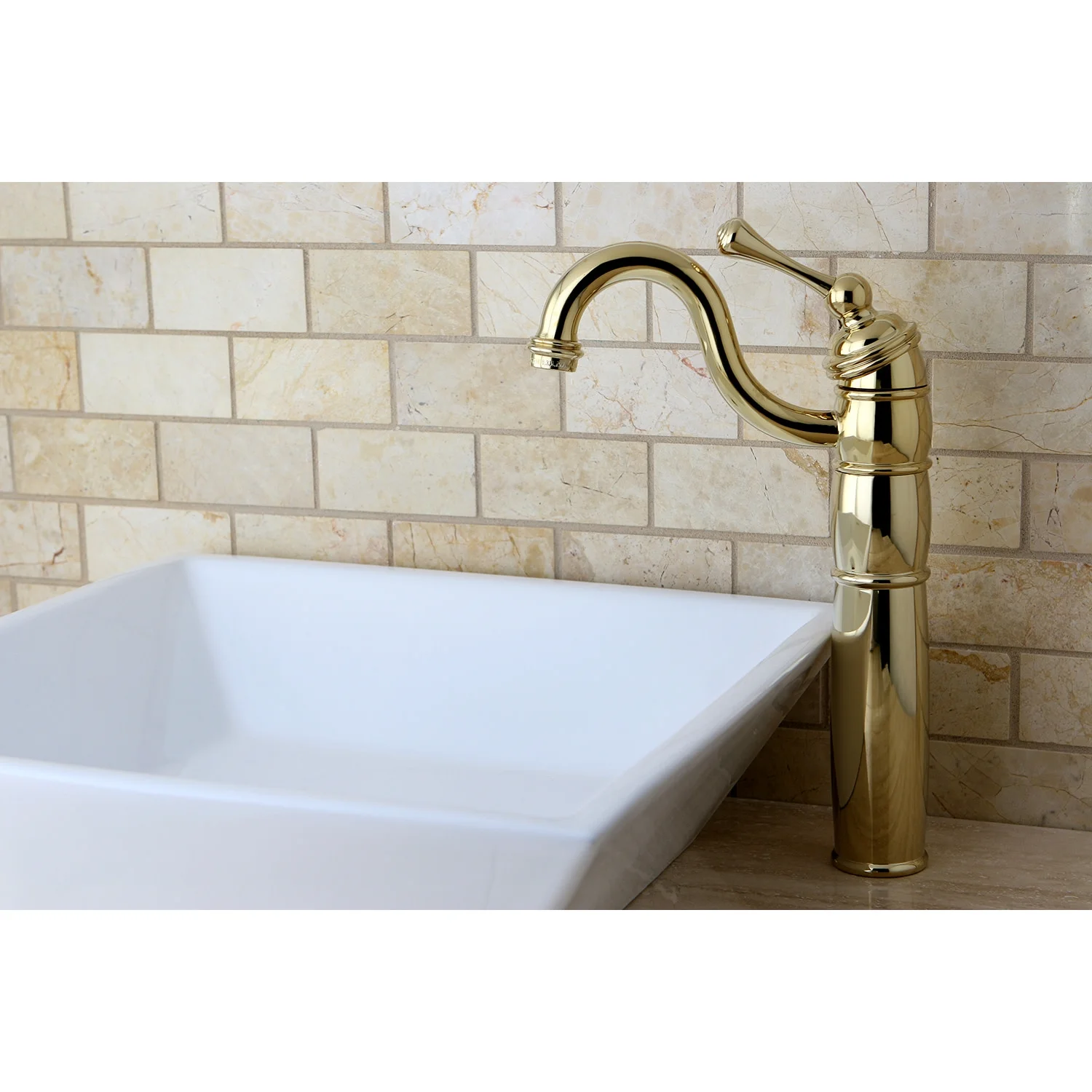 KB1422BL Vessel Sink Faucet, Polished Brass(Polished Brass) - Image 4