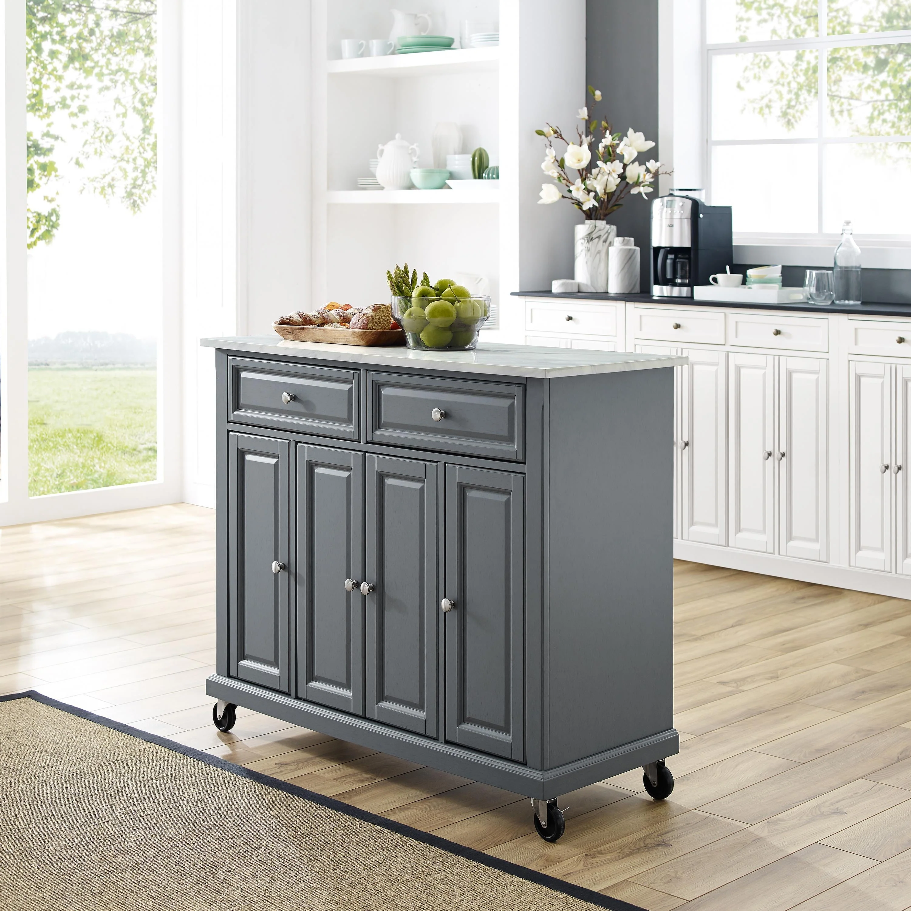 Crosley Furniture Avery Kitchen Cart Image 5