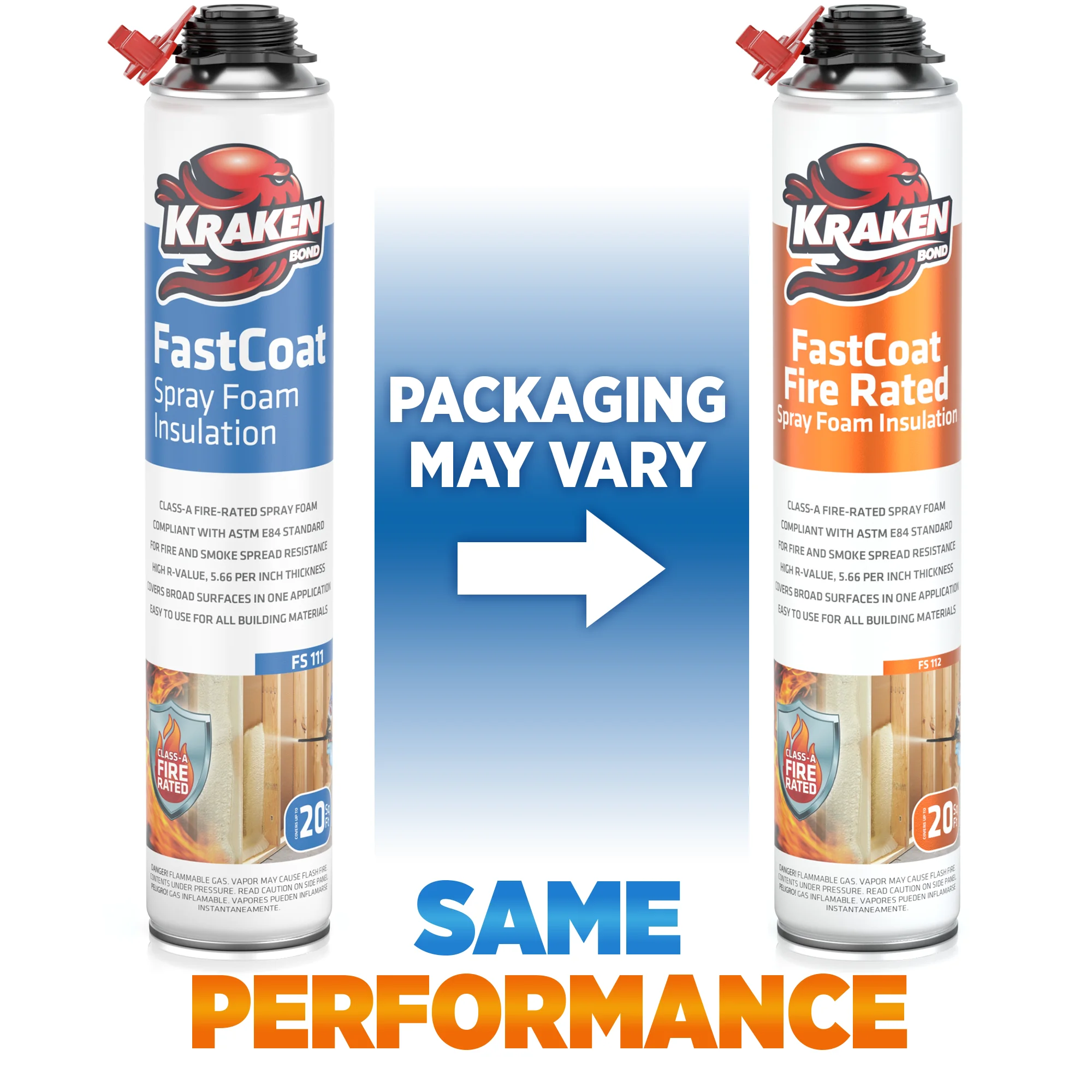 Fastcoat Spray Foam Insulation Kit, Class A Fire Rated, 240 Board Feet, Closed Cell 12 Pack Set - Image 2