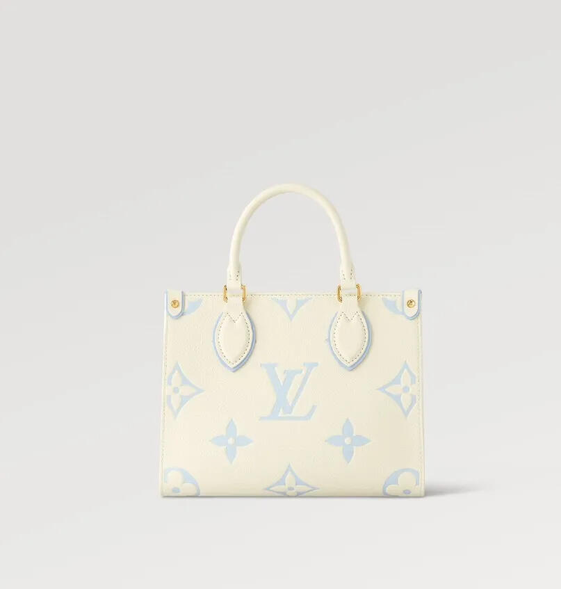 【淡いカラーが◎！】LOUIS VUITTON オンザゴー トートバッグ M46833