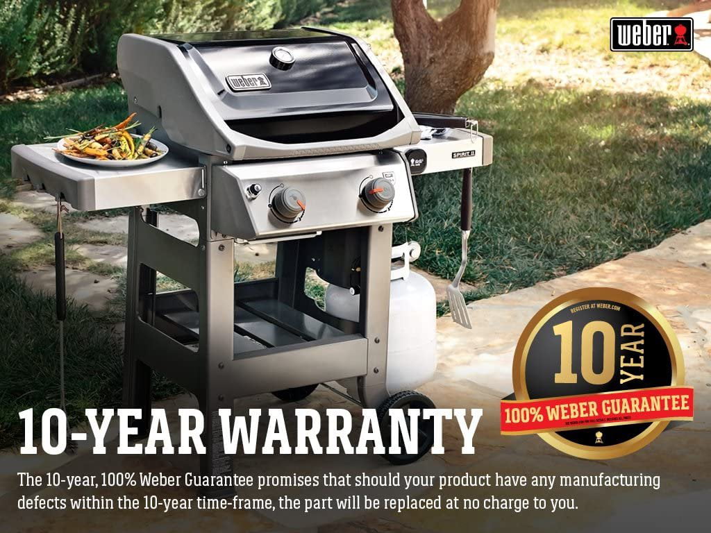 Weber 44010001 Spirit II E 210 2 Burner Liquid Propane Grill, Black Image 4