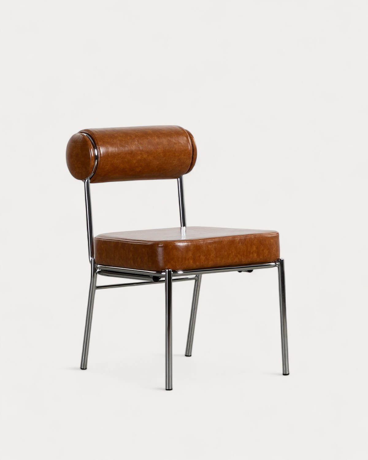 Elin - Pack 2 Sillas de Comedor de Polipiel y Metal Elin