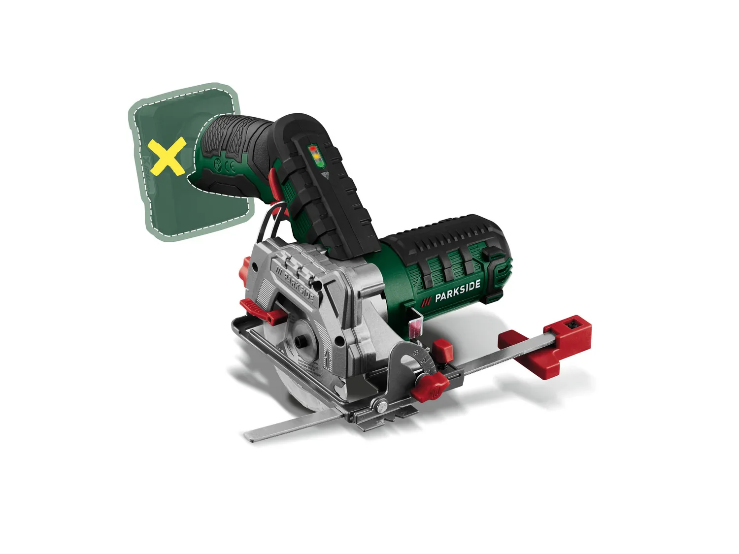PARKSIDE Scie circulaire sans fil PHKSA 12 B3, 12 V