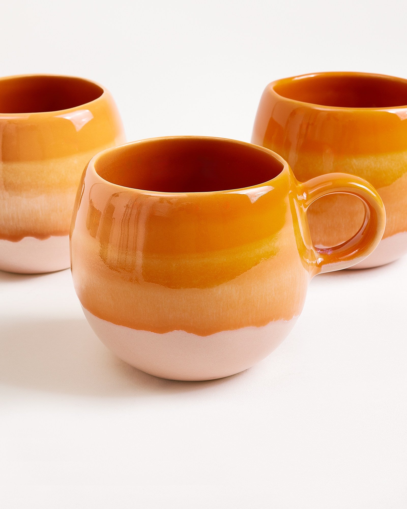 BICA - LARGE MUG ORANGE SET OF 6