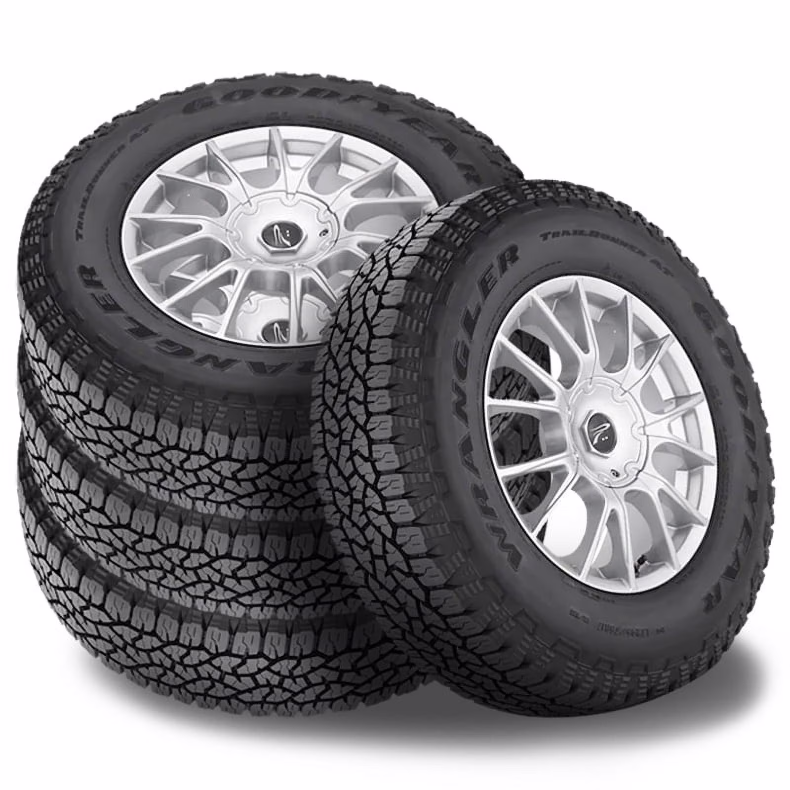 4 Wrangler TrailRunner AT 235/75R15 105S All Terrain 55000 Mi Warranty 741126681 / 235/75/15 / 2357515