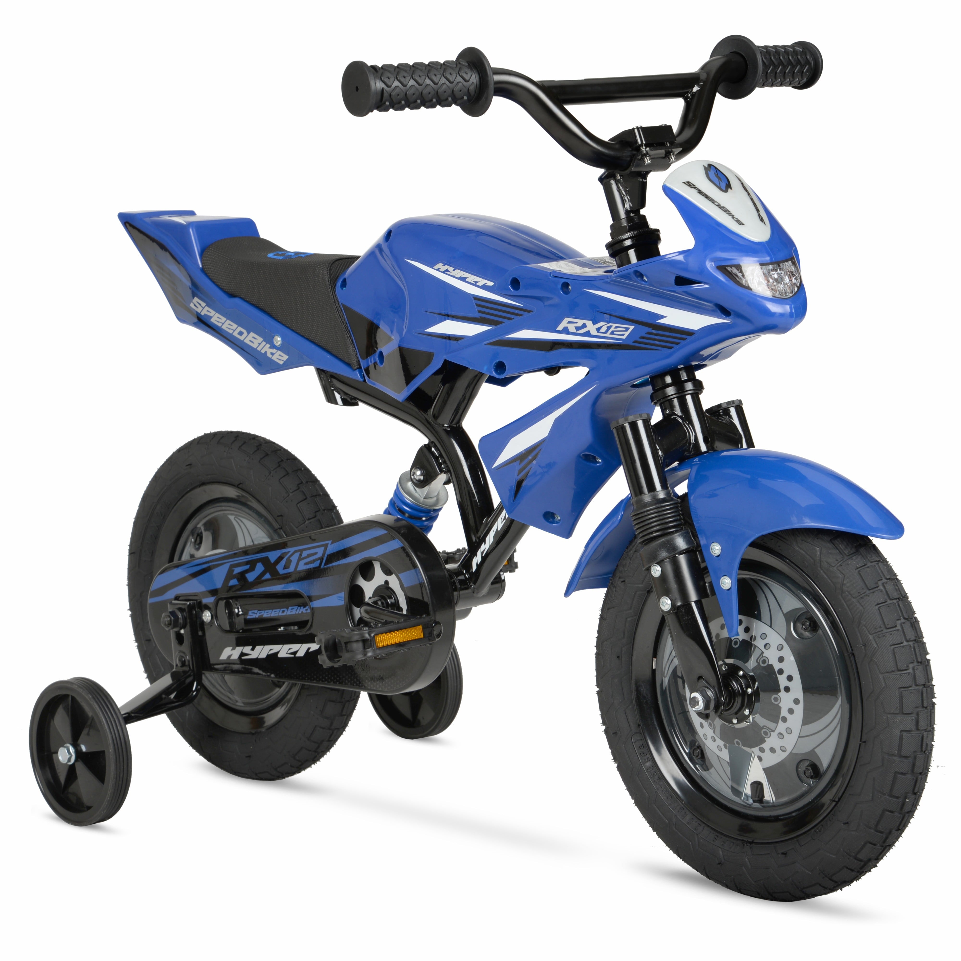 Bicycles 12 Boys Speedbike. Blue. With Training Wheels