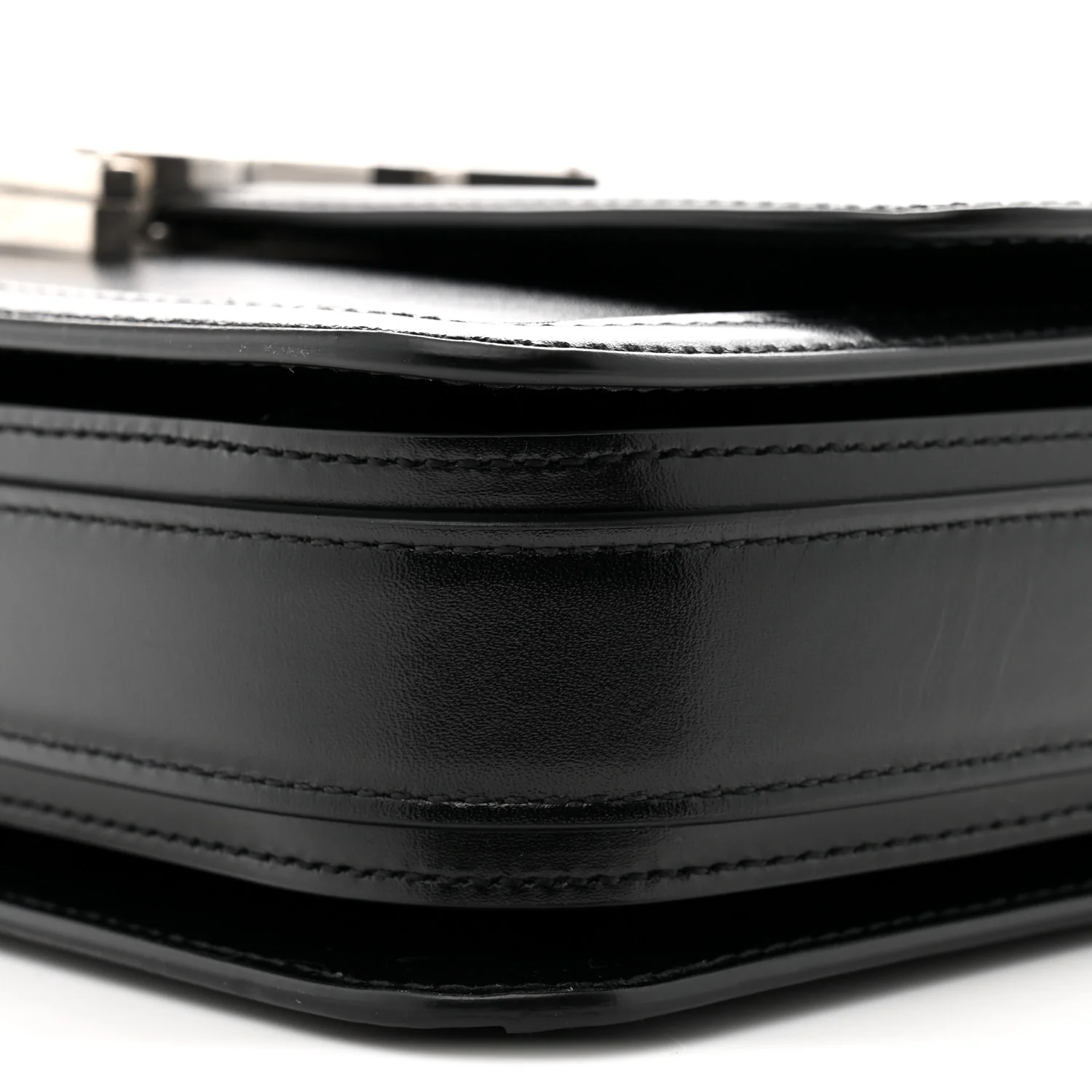 Box Calfskin Monogram Medium Solferino Satchel Black