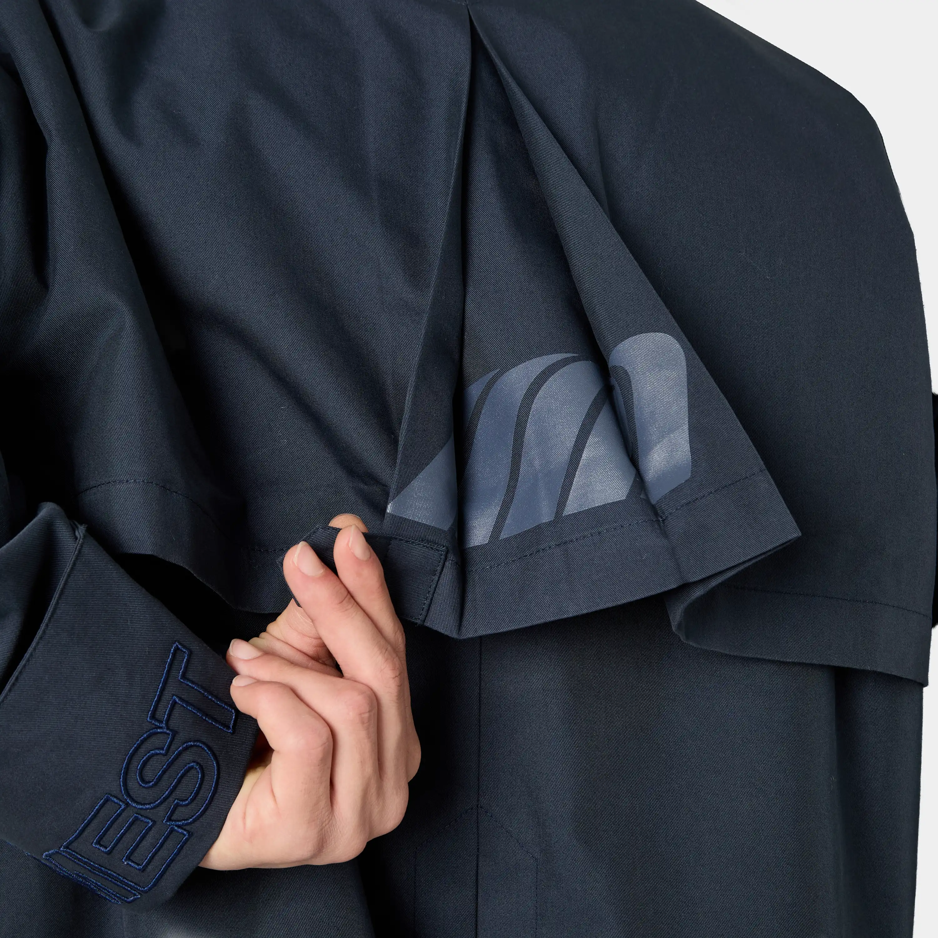 Lizi Navy Trench Jacket