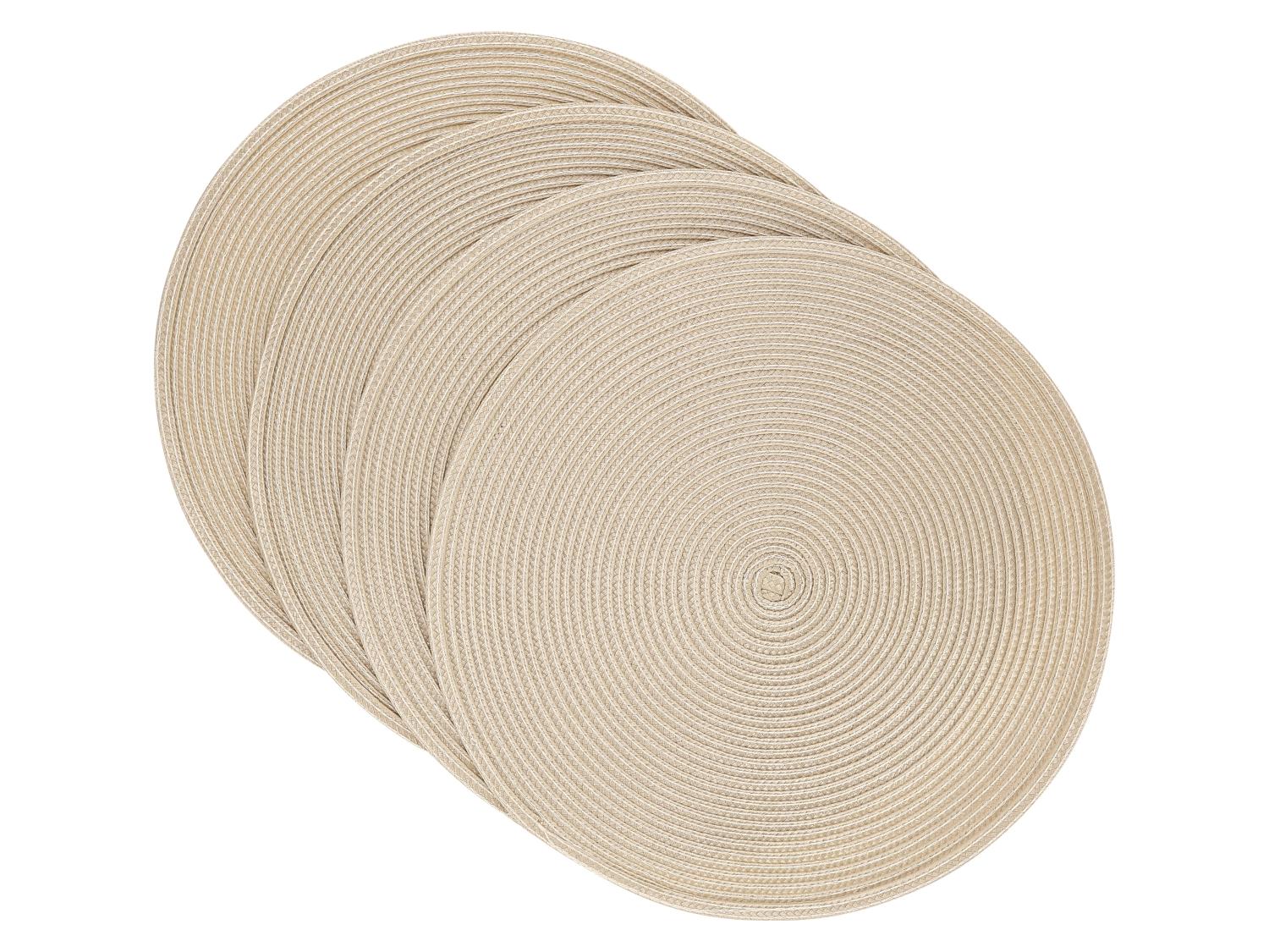 LIVARNO Lot de 4 set de table,  38 cm.