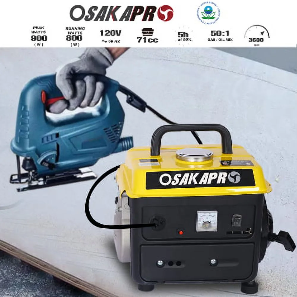 Clearance! 10PCS Portable Generator, Outdoor generator Low Noise, Gas Powered Generator,Generators for Home Use - Image 4