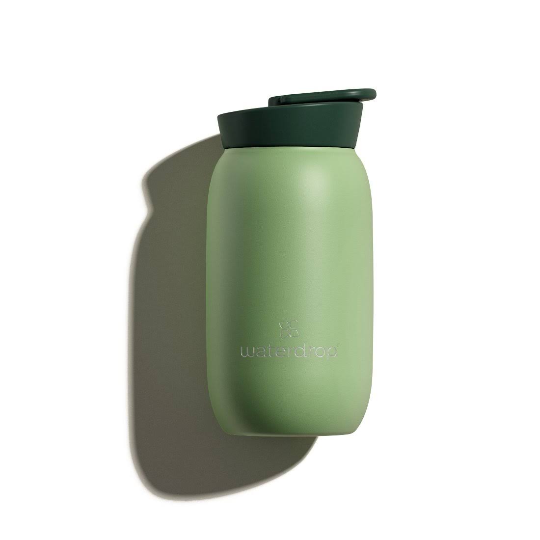 Waterdrop All-Purpose Thermo �{ Tumbler Lid �{ 14 oz �{ Vacuum Insulated, Double-Walled Stainless Steel Bottle �{ Sage Matt
