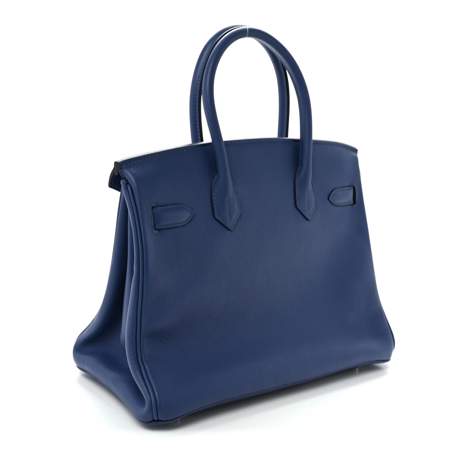Taurillon Novillo Birkin 30 Bleu Brighton