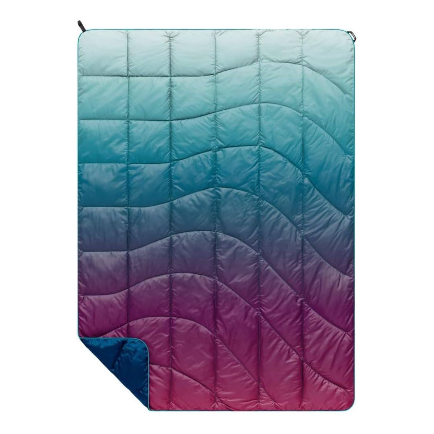 Rumpl Nanoloft Puffy Blanket - Crisp Fade - Travel