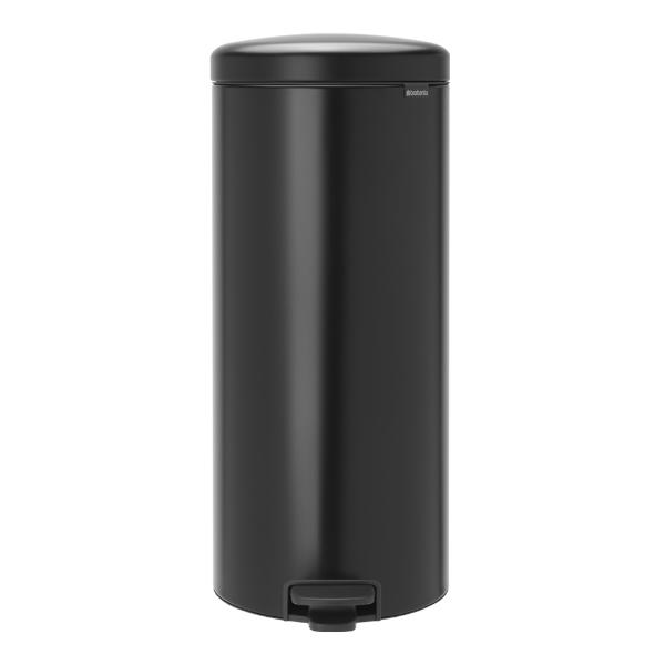 NewIcon pedalbøtte 30L matt svart
