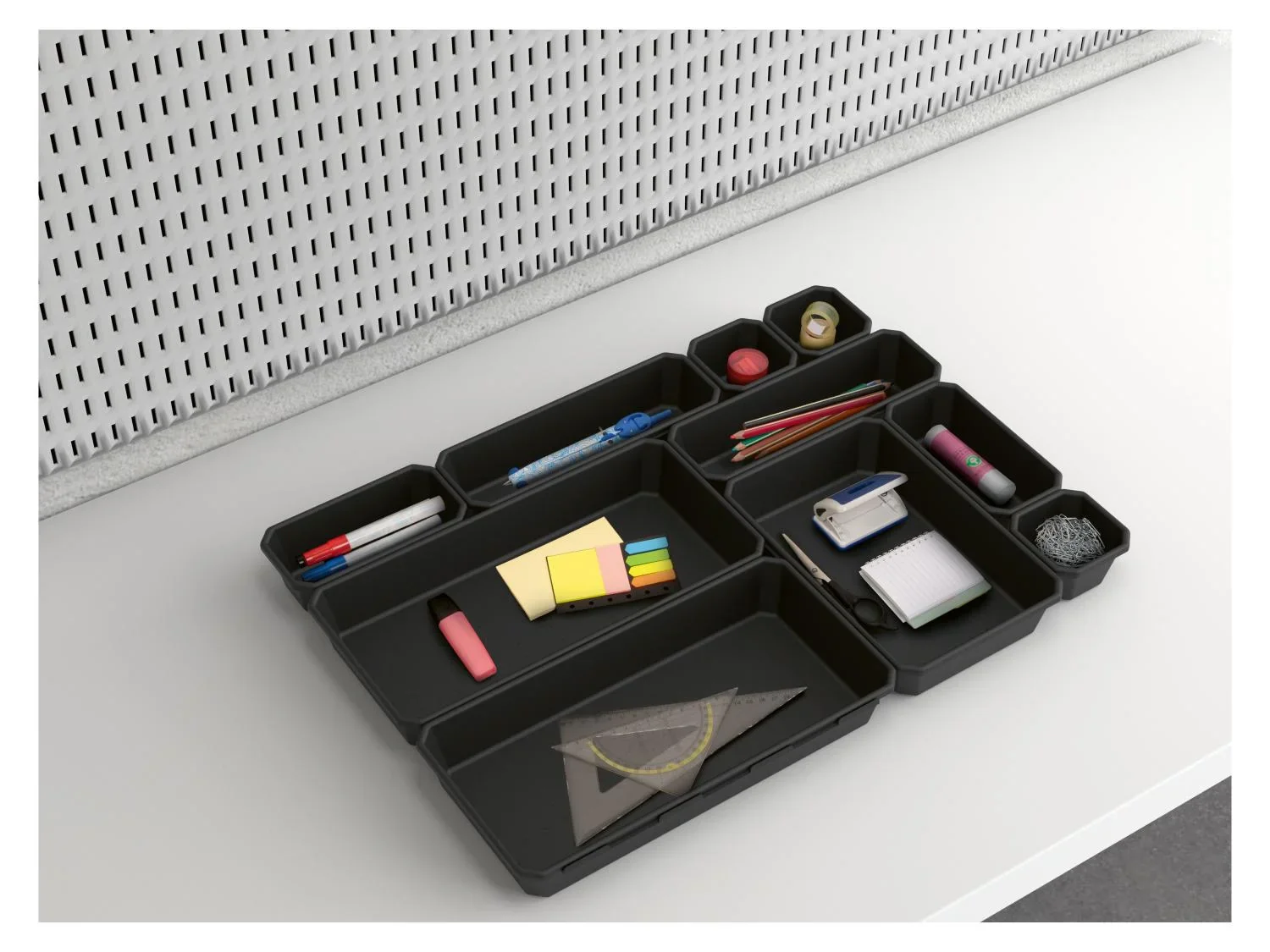PARKSIDE Set de 20 bacs de rangement
