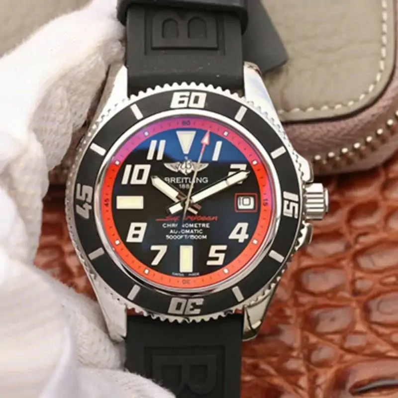 Breitling Superocean 42 Abyss Red A1736402 / BA31BKRD ZF Factory Black Dial