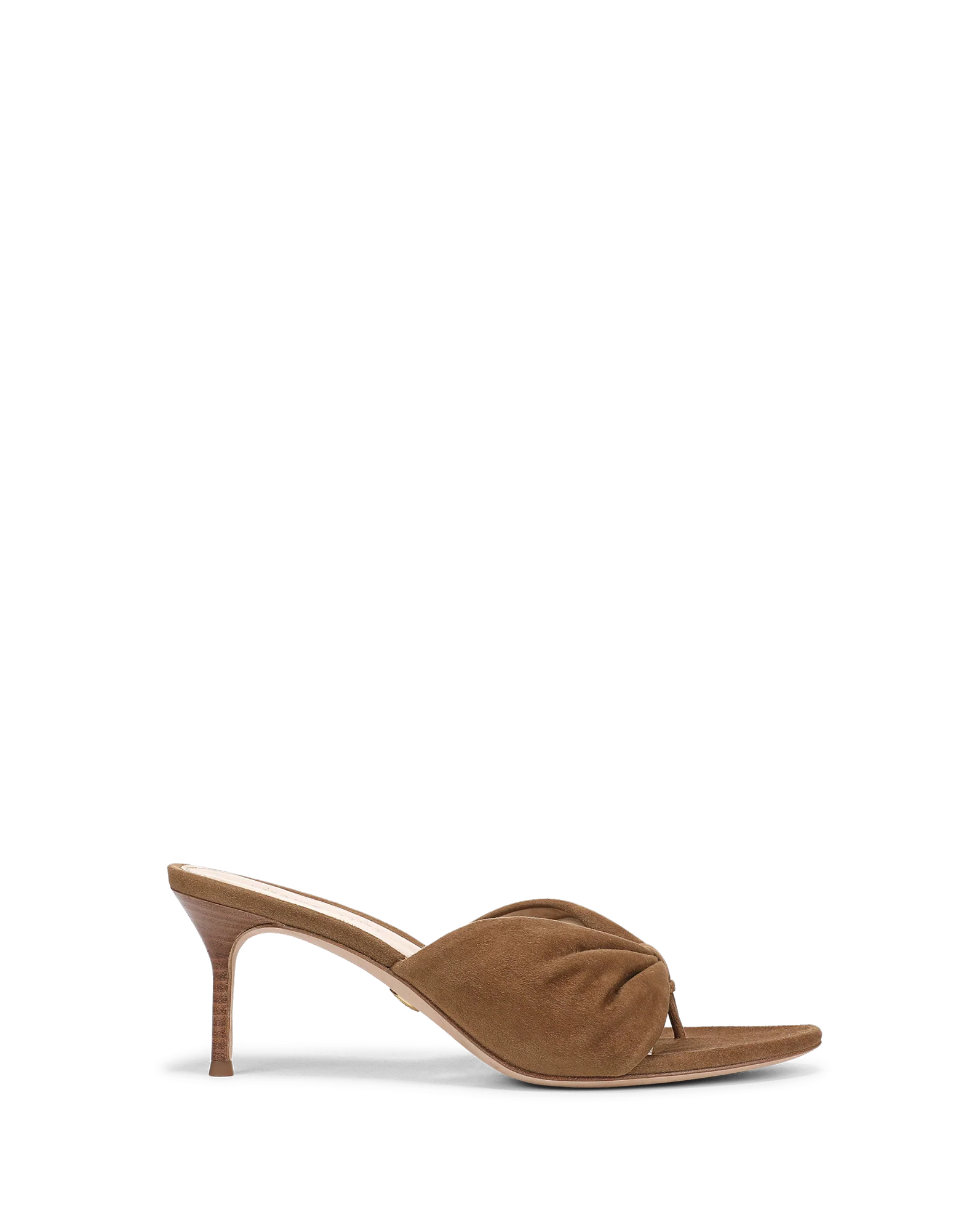 Tullia Suede Mid-Heel Sandal