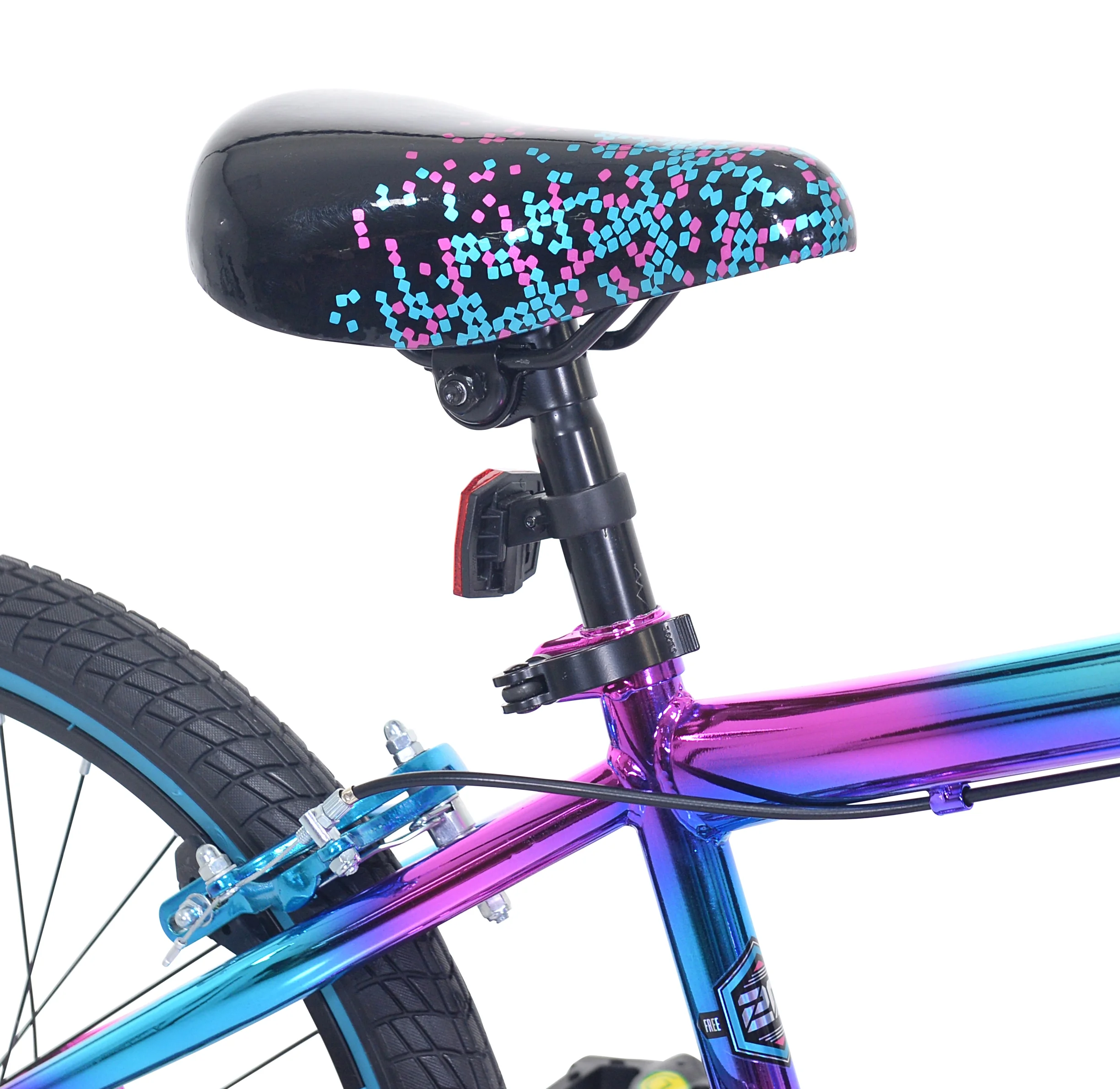 20" Illusion BMX Bicycle, Fits Riders 4'2"-5', Blue/Purple, Child, Unisex - Image 5
