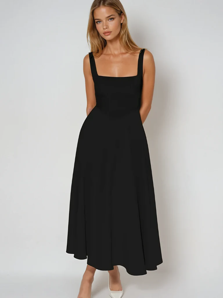 Robe Midi Classique pour Femme