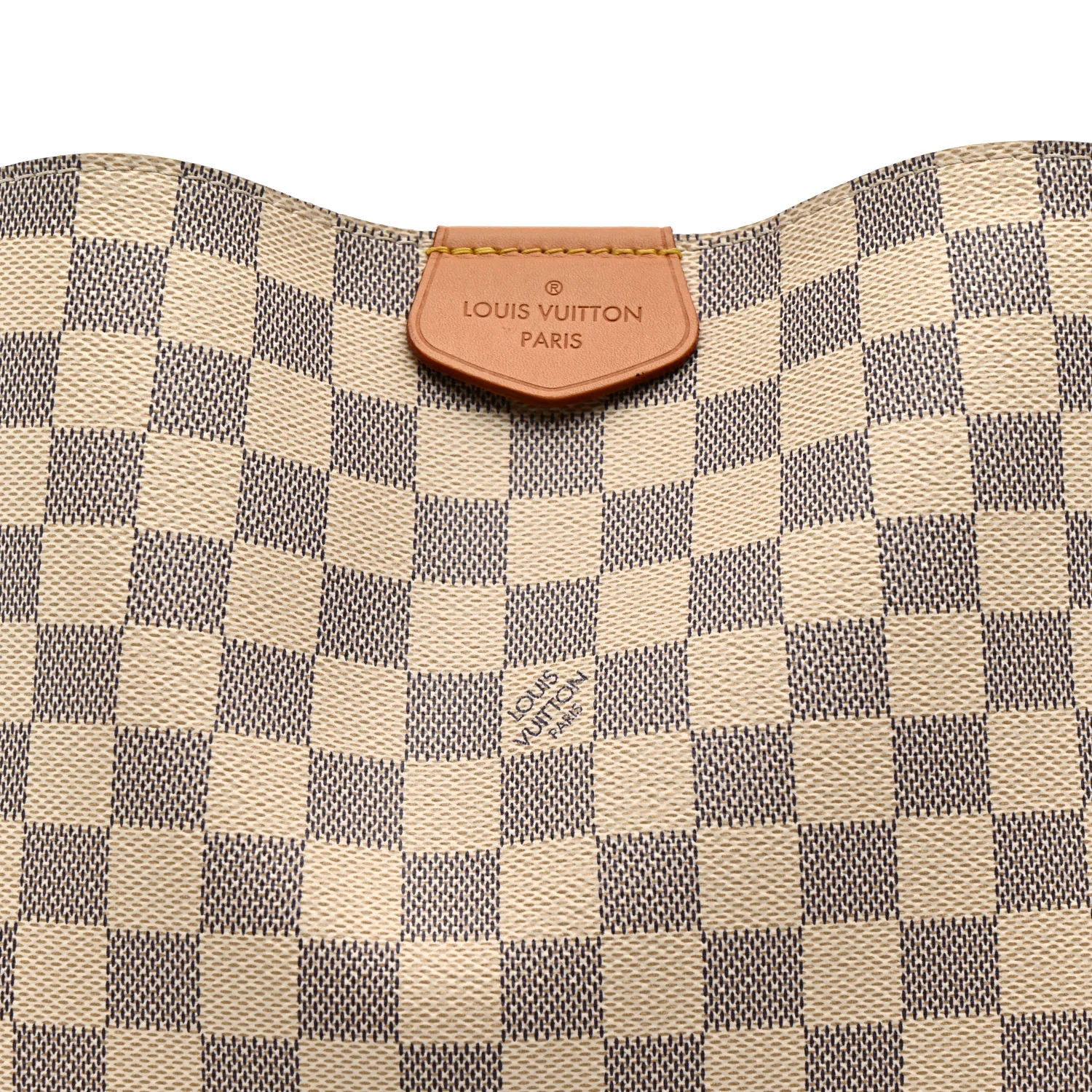 Damier Azur Graceful MM Rose Ballerine