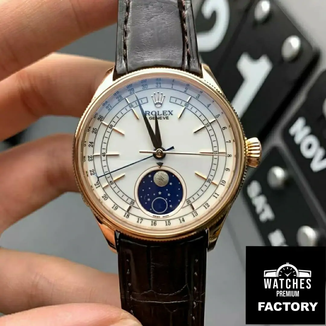 Rolex Cellini M50535-0002 KZ Factory Brown Strap